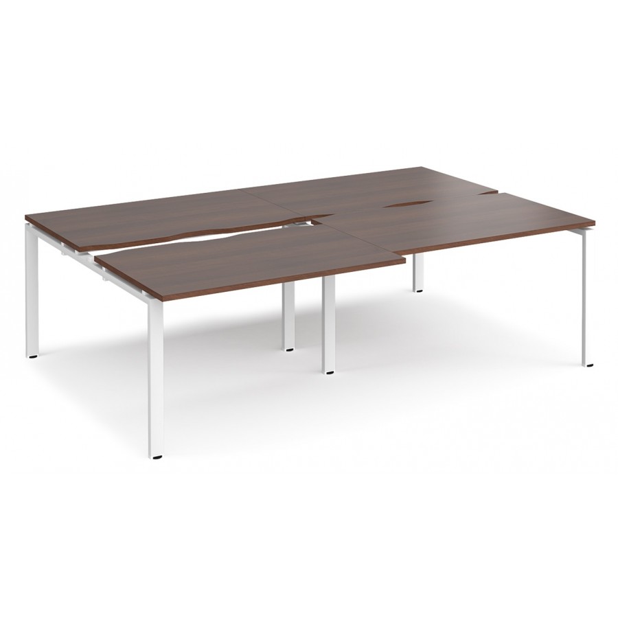 Adapt 1600mm Deep Sliding Top Double Back to Back Bench Desk